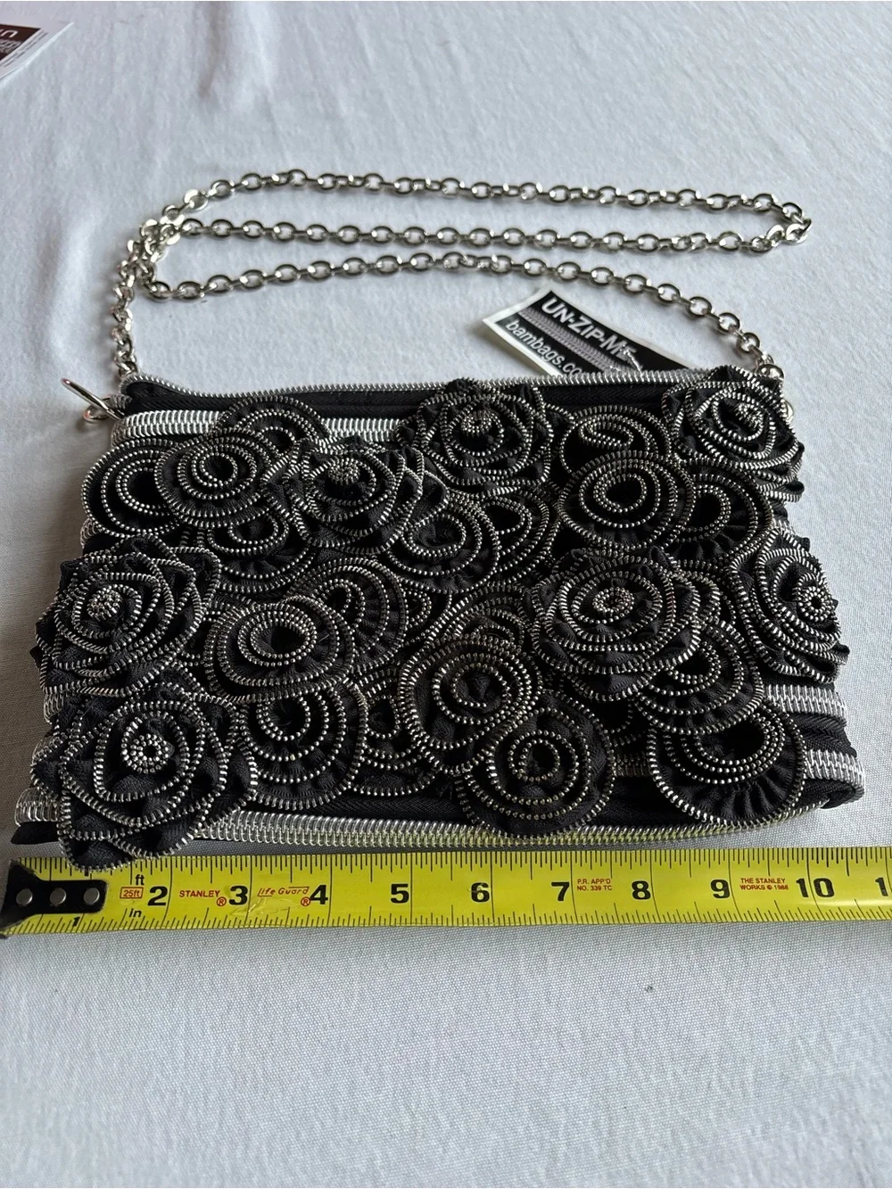 black and silver bag by BAM Bag